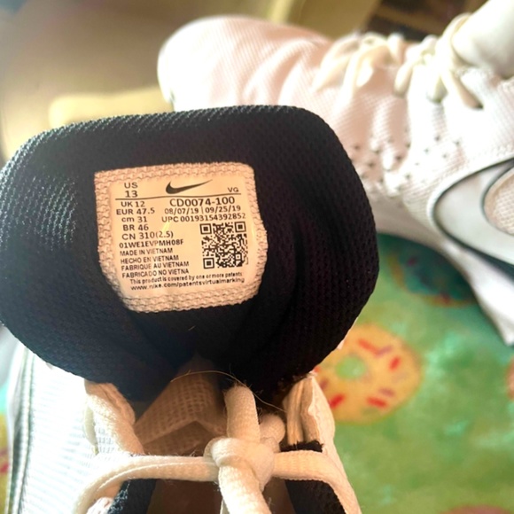 Lot of 2 pair of Nike Cleats 1 Vapor Fastflex SZ13 & 1 Nike Alpha Menace SZ14 - Picture 7 of 14